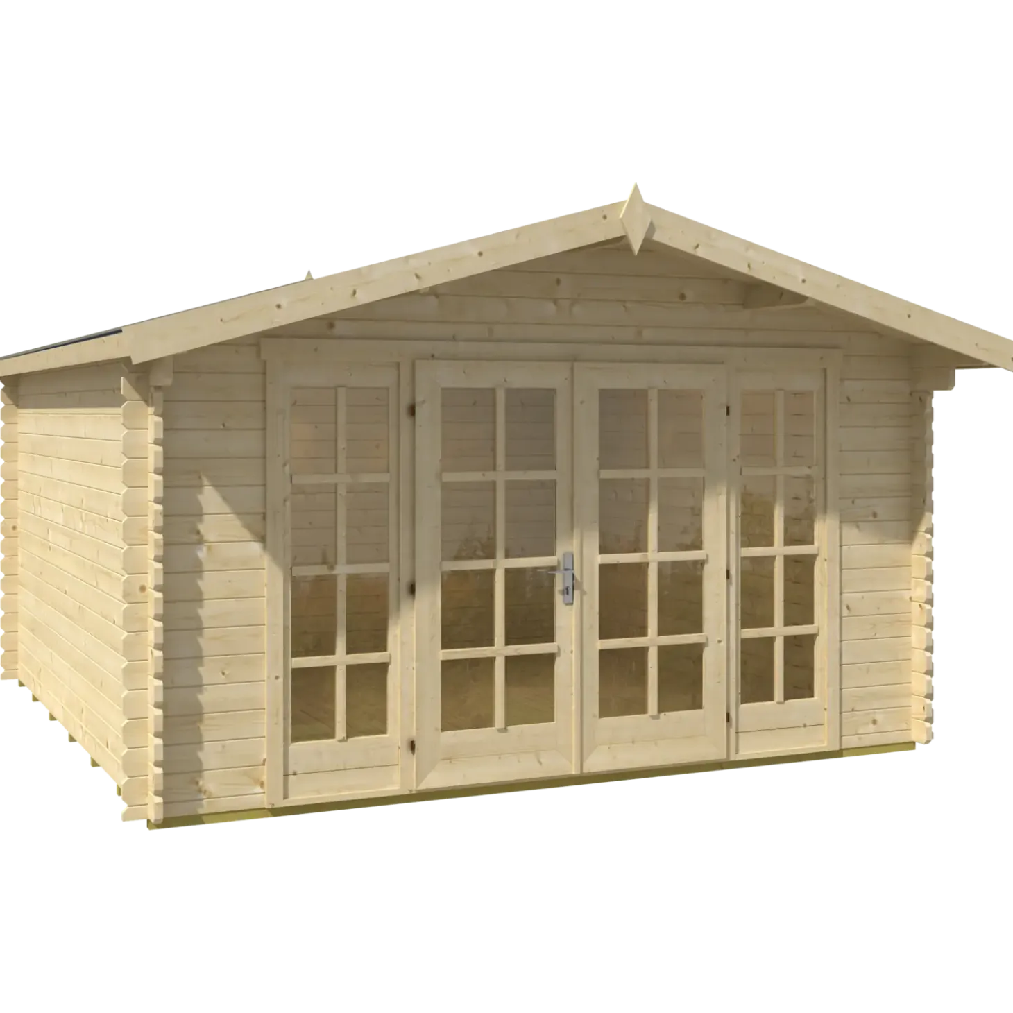 Nils hytte med dobbeltdør og vinduer, 10,12 m²