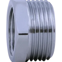Nippelmuffe 3/4"x1/2" krom