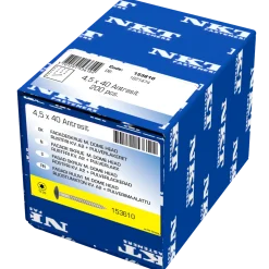 NKT Facade+ D facadeskrue m/antrasit hoved 4,5x40 mm A2 TX20 antracit 200 stk