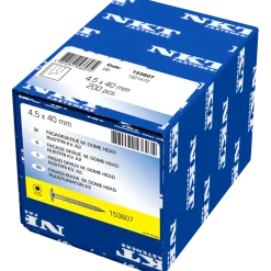 NKT Facade+ D facadeskrue m/blank hoved 4,5x40 mm A2 TX20 blank 200 stk
