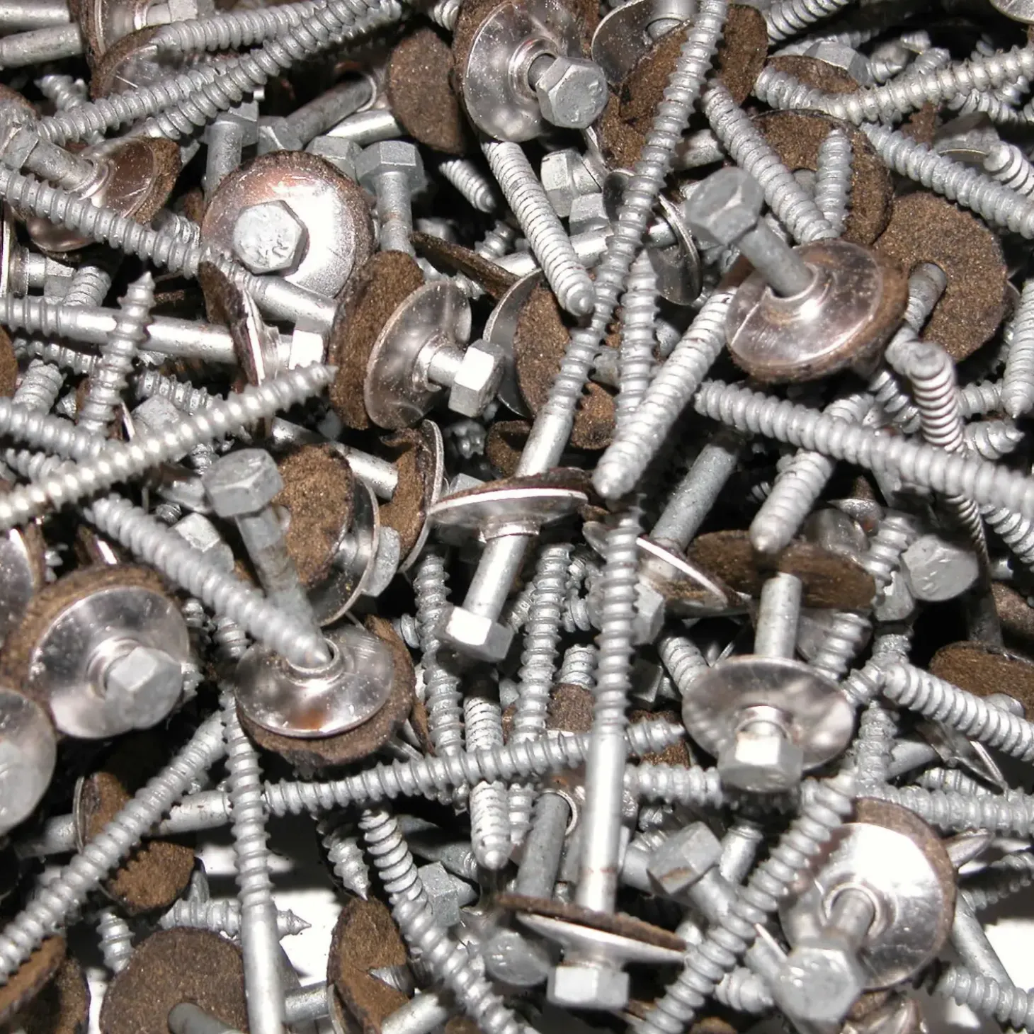 NKT SK eternitskruer u/skive 6,2x110 mm varmforzinket 100 stk