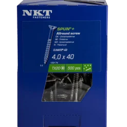 NKT Spun+ Climate-G3 universalskrue 4,0x50/35 UH TX20 200 stk