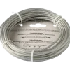 NKT stålwire 1,5/3 mm x 10 m elforz. PVC belagt