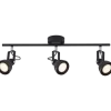 Nordlux Aslak 3-spotlampe sort