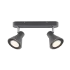 Nordlux EIK 2-spotlampe grå