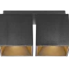 Nordlux Ethan 2-spot loftlampe sort
