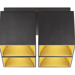 Nordlux Ethan 4-spot loftlampe sort