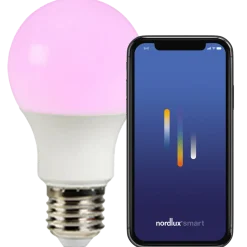 Nordlux smart pære colour LED E27 A60 8W RGB