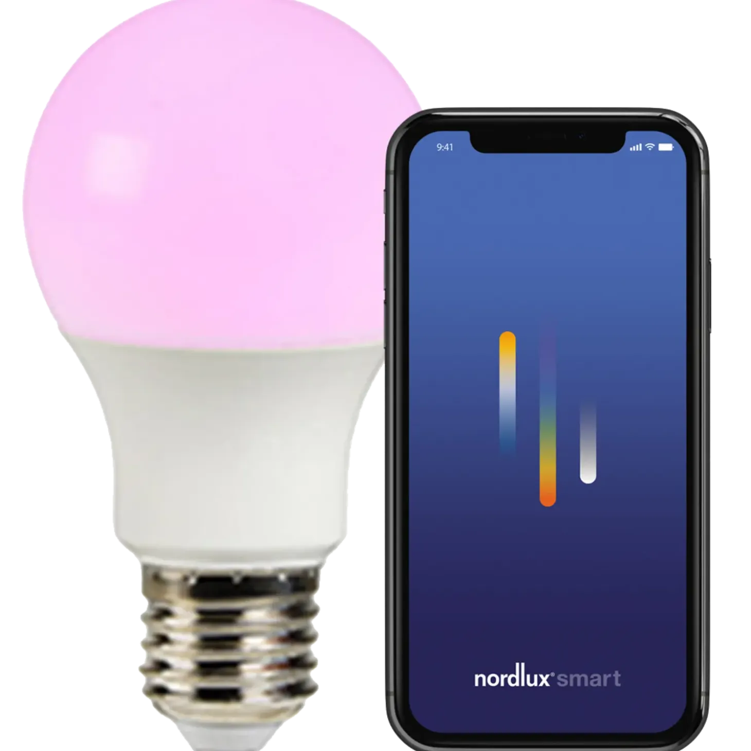 Nordlux smart pære colour LED E27 A60 8W RGB