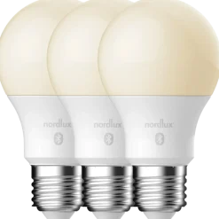 Nordlux smart pære LED E27 A60 SMD 7W hvid 3 pak