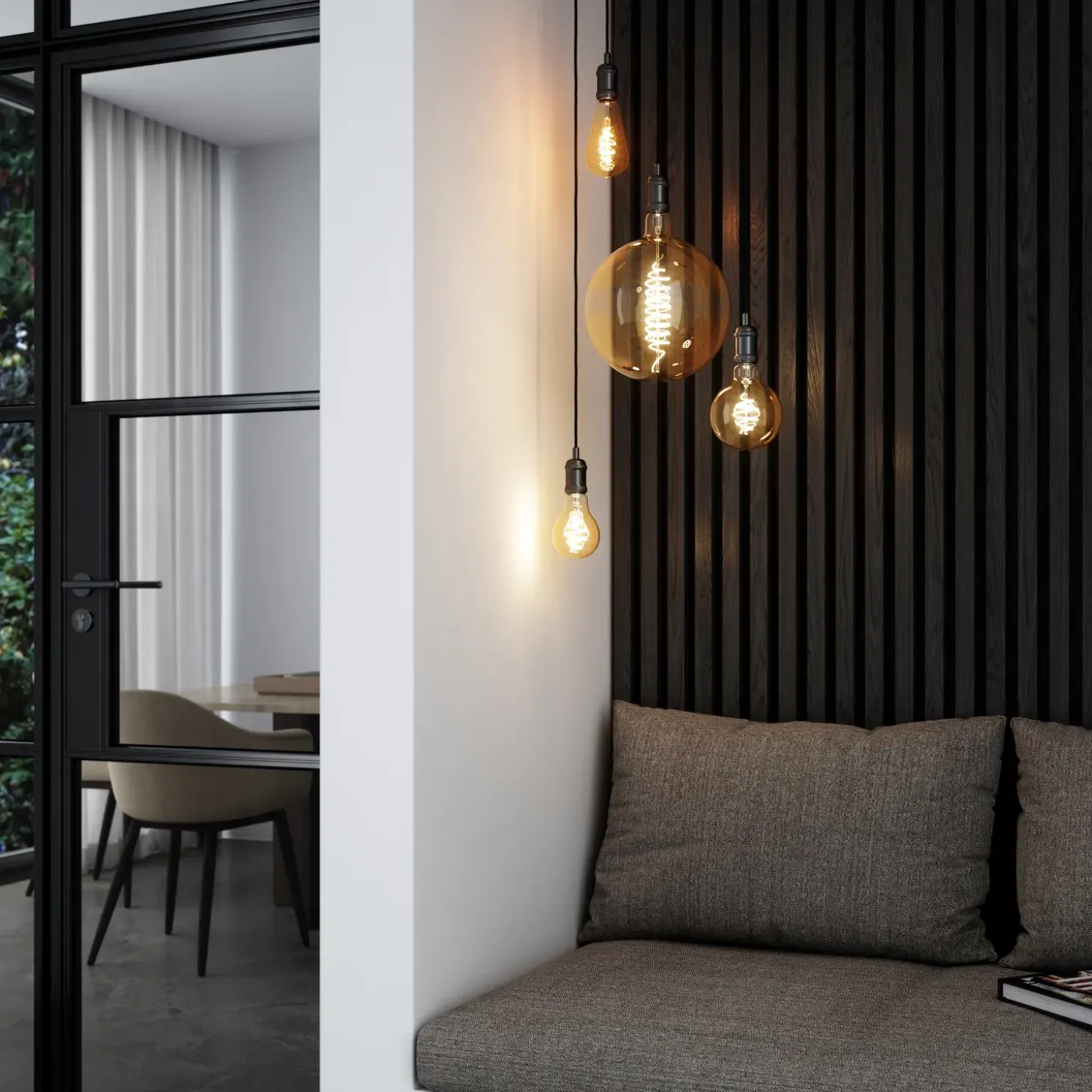 Nordlux smart pære LED E27 A60 4,7W ravfarvet