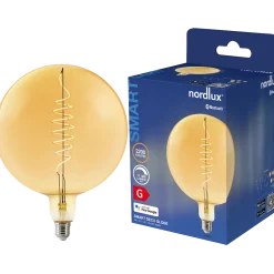 Nordlux smart pære LED E27 G200 4,7W ravfarvet
