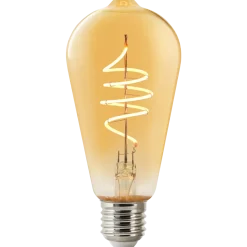 Nordlux smart pære LED E27 ST64 4,7W ravfarvet