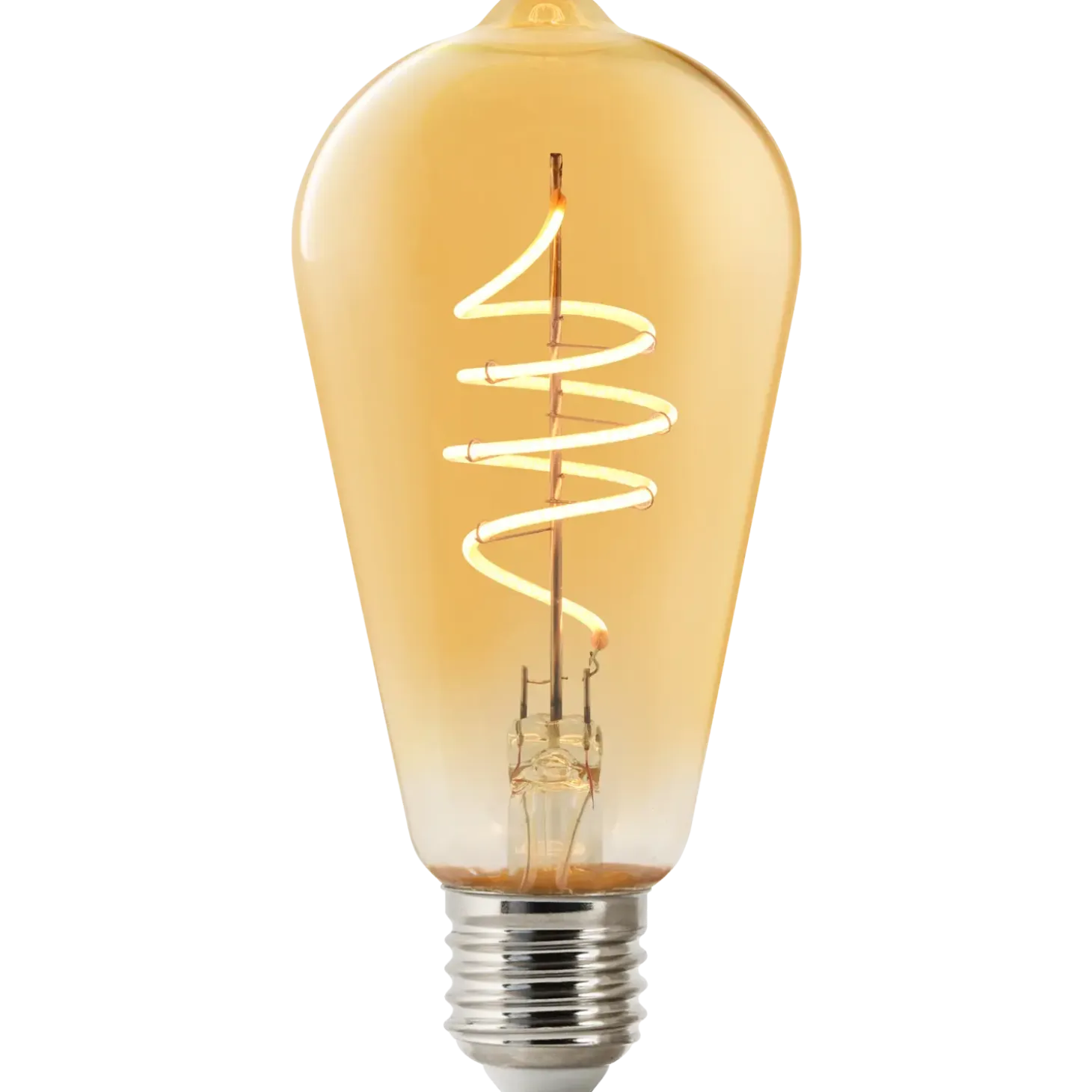 Nordlux smart pære LED E27 ST64 4,7W ravfarvet
