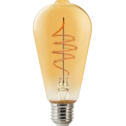 Nordlux smart pære LED E27 ST64 4,7W ravfarvet