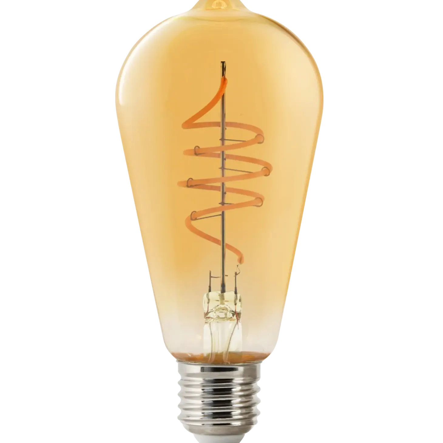 Nordlux smart pære LED E27 ST64 4,7W ravfarvet