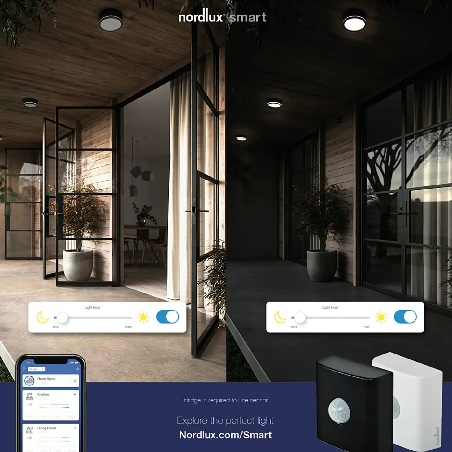Nordlux smart sensor trådløs sort