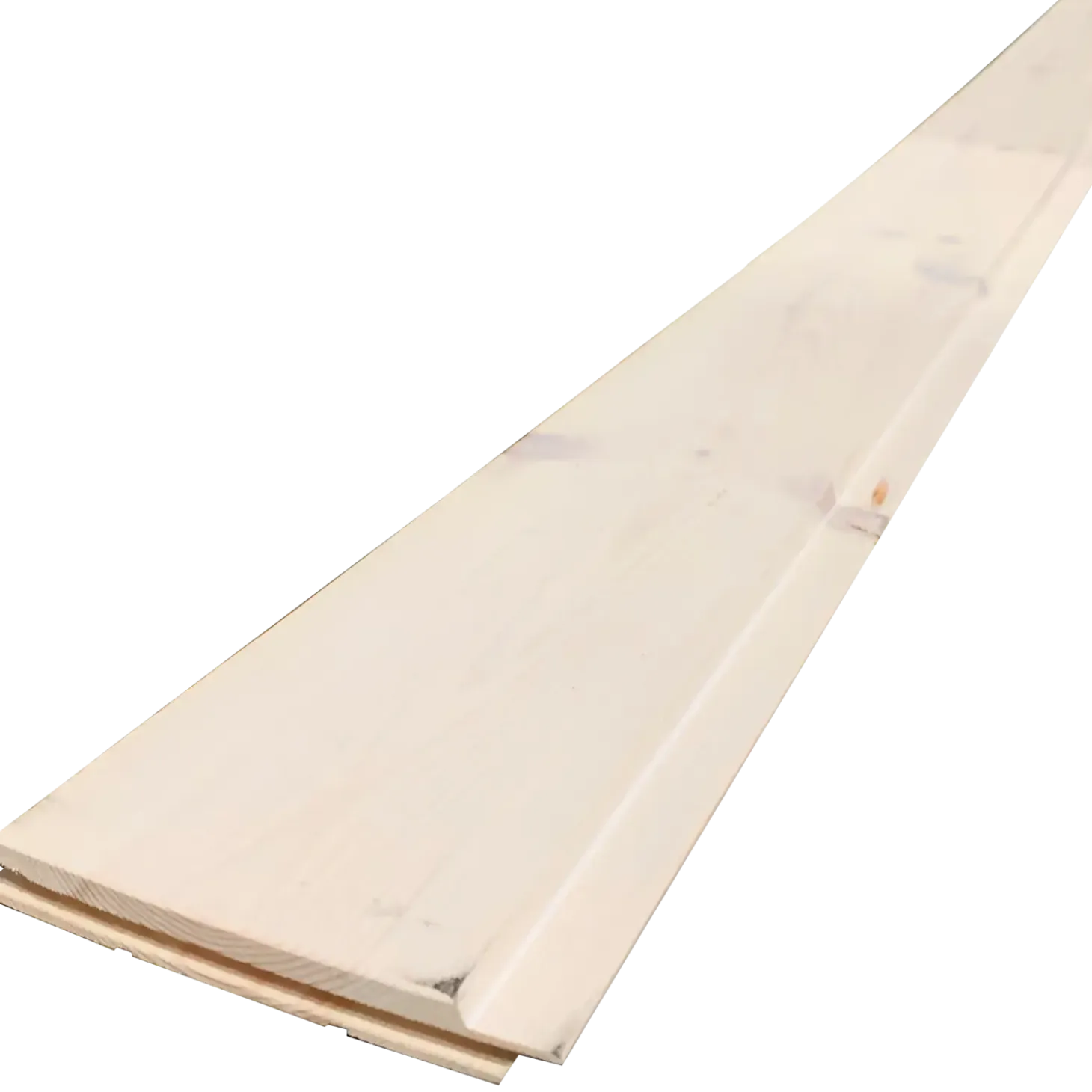 Norrland loftprofilbrædder høvlet fyr 19x125mm (15x120mm) x 2,4M hvid superlasur