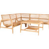 Næsby hjørnesofa teak