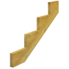 NSH trappevange 4 - trin trykimpr. træ