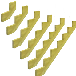 NSH trappevange 5 - trin trykimpr. træ
