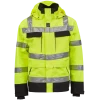 Ocean Åbo Stretch vandtæt arbejdsjakke herre hi-vis gul/sort str. M