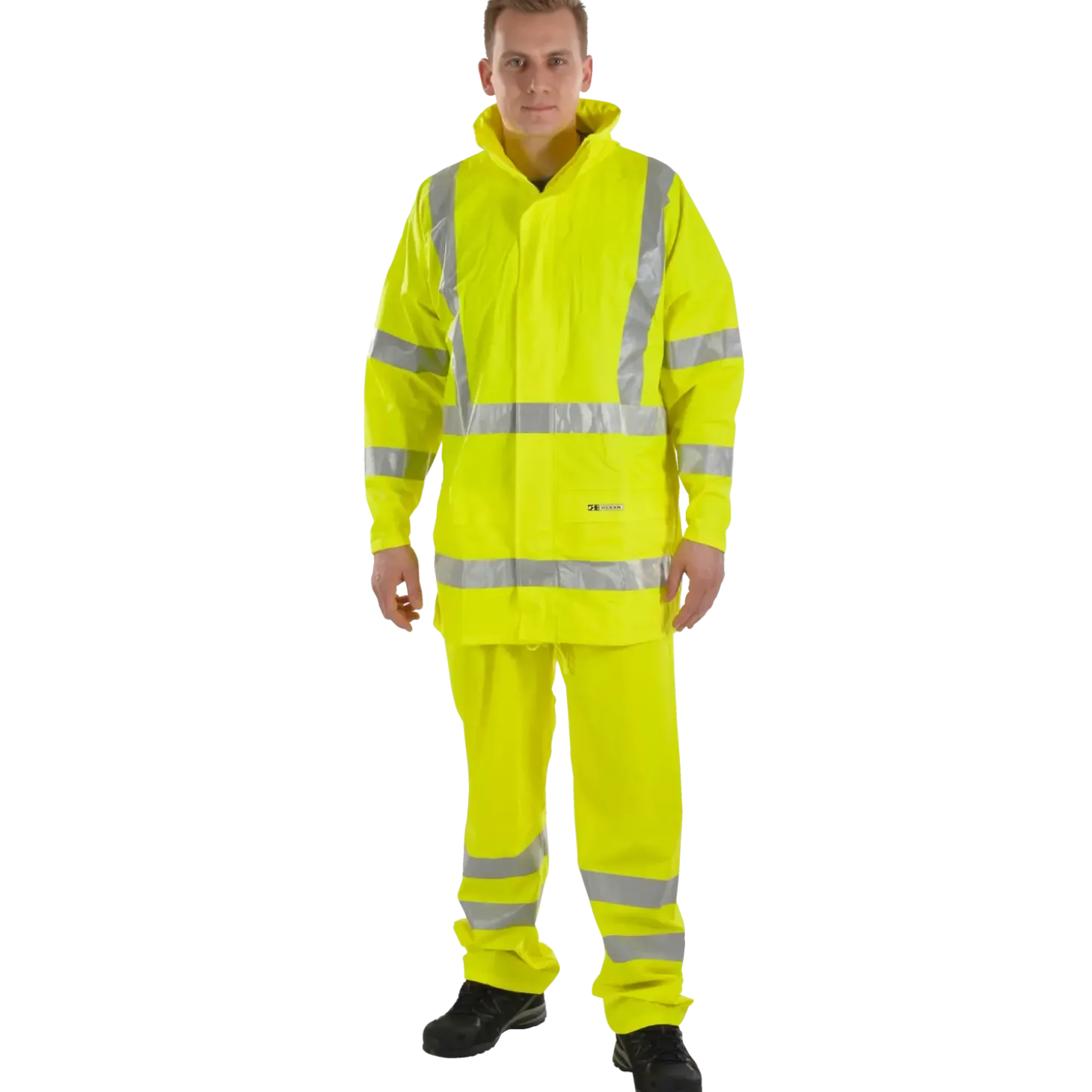Ocean Comfort Light regnbukser hi-vis gul str. 2XL