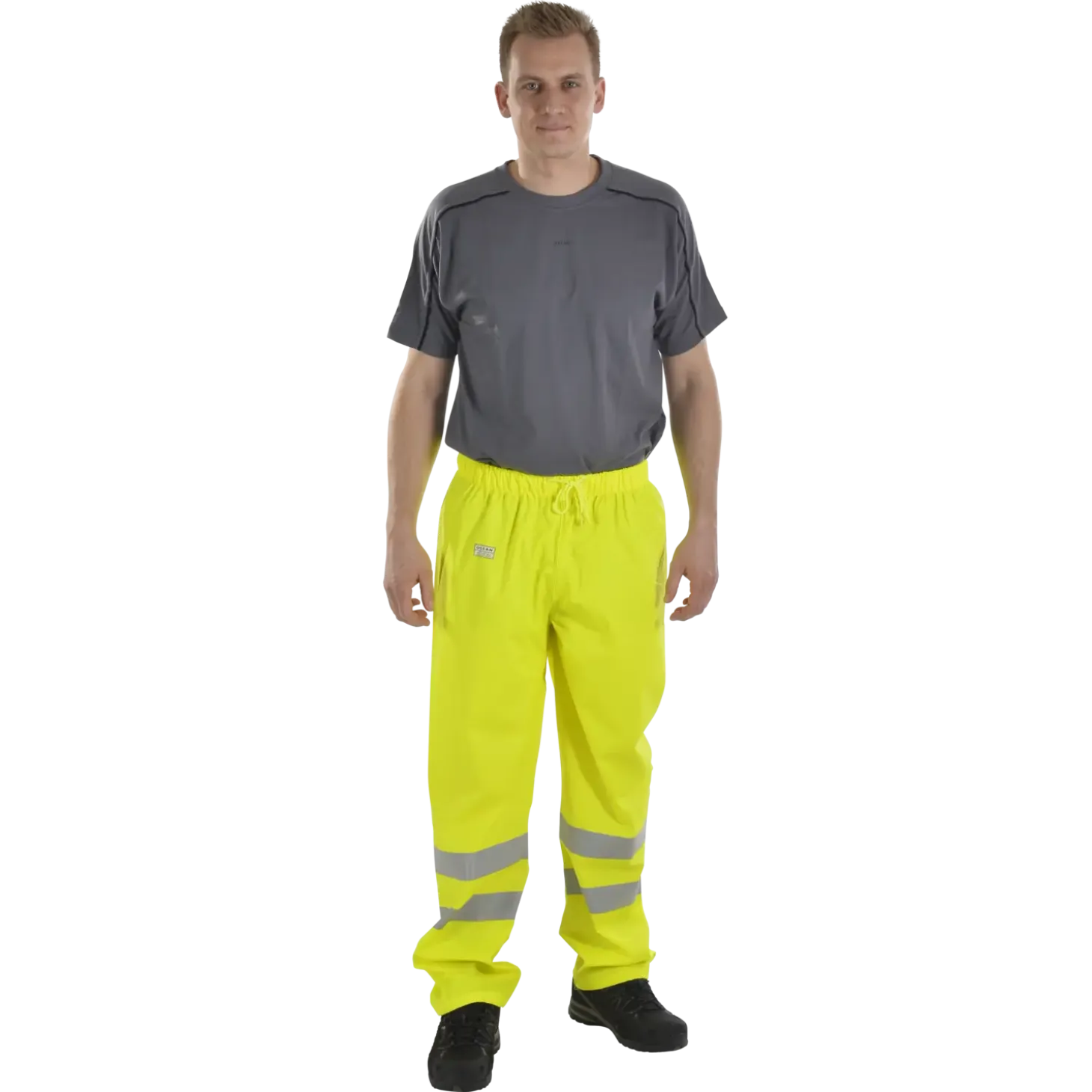 Ocean Comfort Light regnbukser hi-vis gul str. 2XL