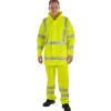 Ocean  Comfort Light regnjakke hi-vis gul str. S