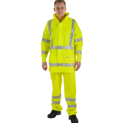 Ocean  Comfort Light regnjakke hi-vis gul str. S