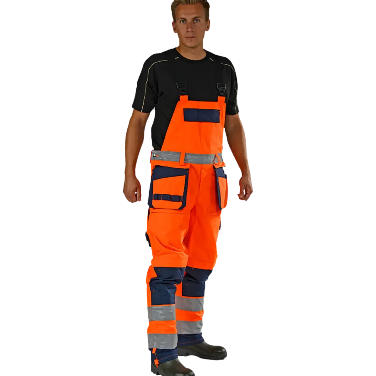 Ocean Medusa arbejdsoverall hi-vis orange/navy str. M