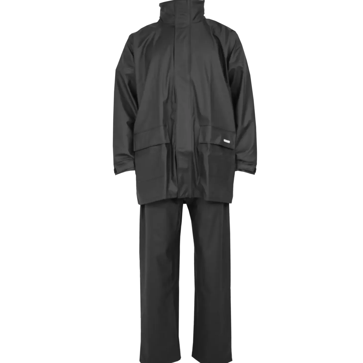 Ocean regntøj regnsæt PU sort str. 2XL