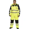Ocean termokedeldragt med refleks gul/navy str. 2XL