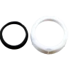 Omløber t/afløbsrør 1 1/4"x32 mm hvid plast