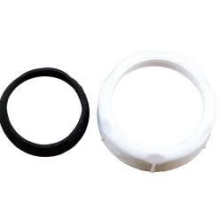 Omløber t/afløbsrør 1 1/4"x32 mm hvid plast