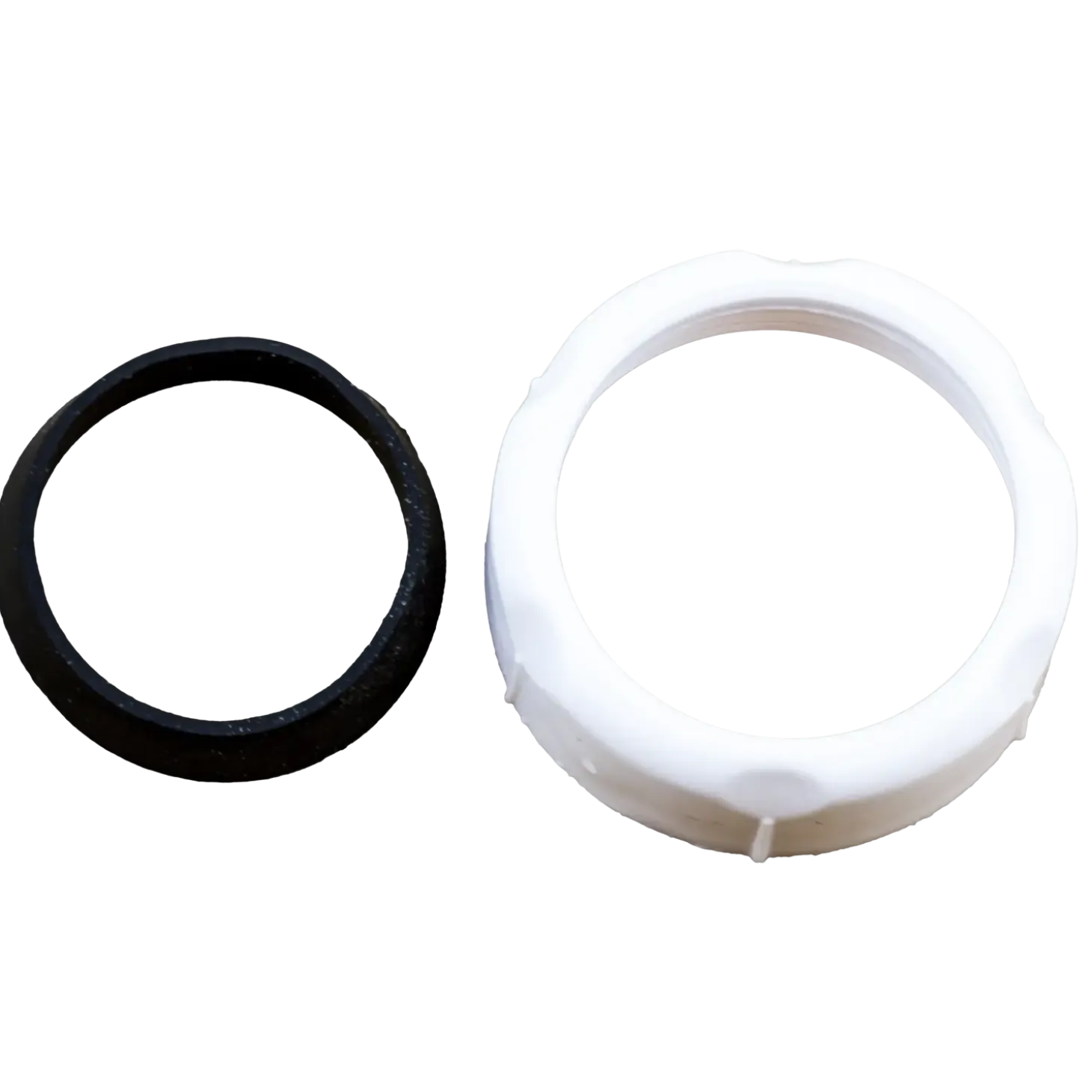 Omløber t/afløbsrør 1 1/4"x32 mm hvid plast