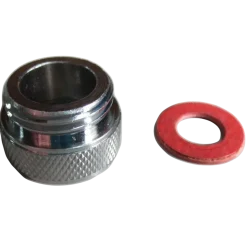 Overgang 22,1 mm x1/2" krom