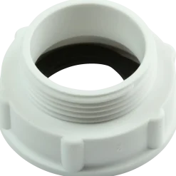 Overgang 1 1/2"x1 1/4" hvid plast