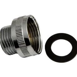 Overgang 3/4"x1/2" krom