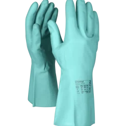 OX-ON Chemical Basic 6000 nitril handske grøn str. CE 10