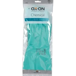 OX-ON Chemical Basic 6000 nitril handske grøn str. CE 10