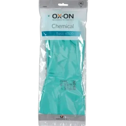 OX-ON Chemical Basic 6000 nitril handske grøn str. CE 10