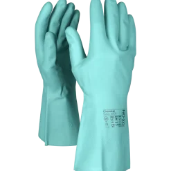 OX-ON Chemical Basic 6000 nitril handske grøn str. CE 10