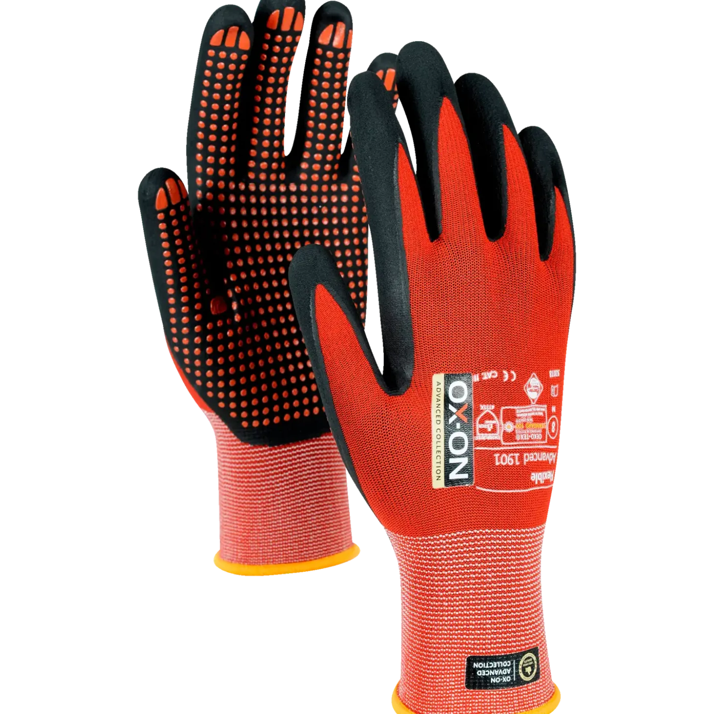OX-ON Flexible Advanced 1901 arbejdshandske str. CE 09