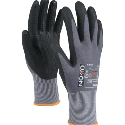 OX-ON Flexible Supreme 1602 handske m/dotter grå/sort str. CE 10