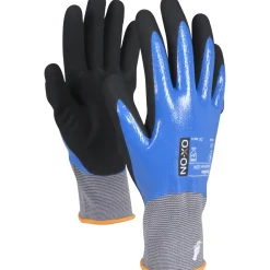 OX-ON Flexible Supreme 1604 vandtæt handske grå/blå/sort str. CE 10
