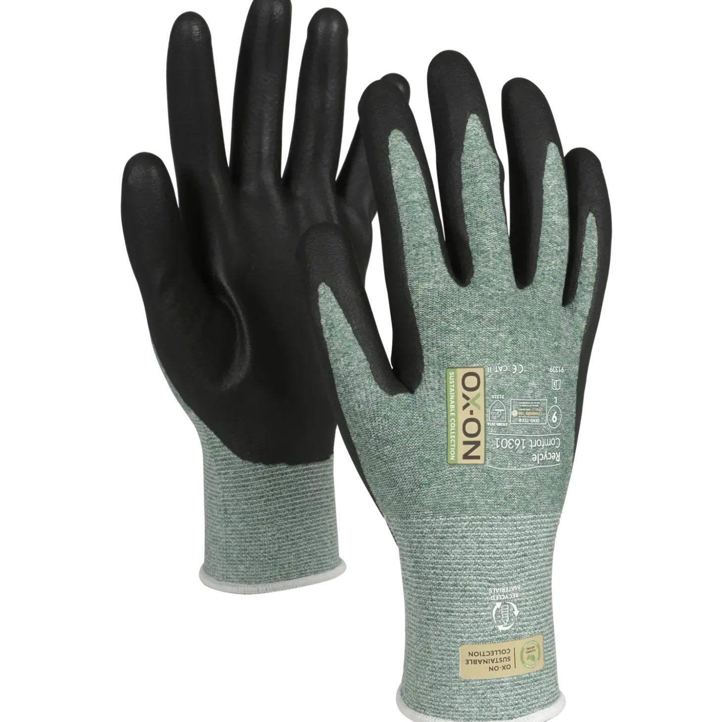 OX-ON 16301 Recycle Comfort arbejdshandske str. 9