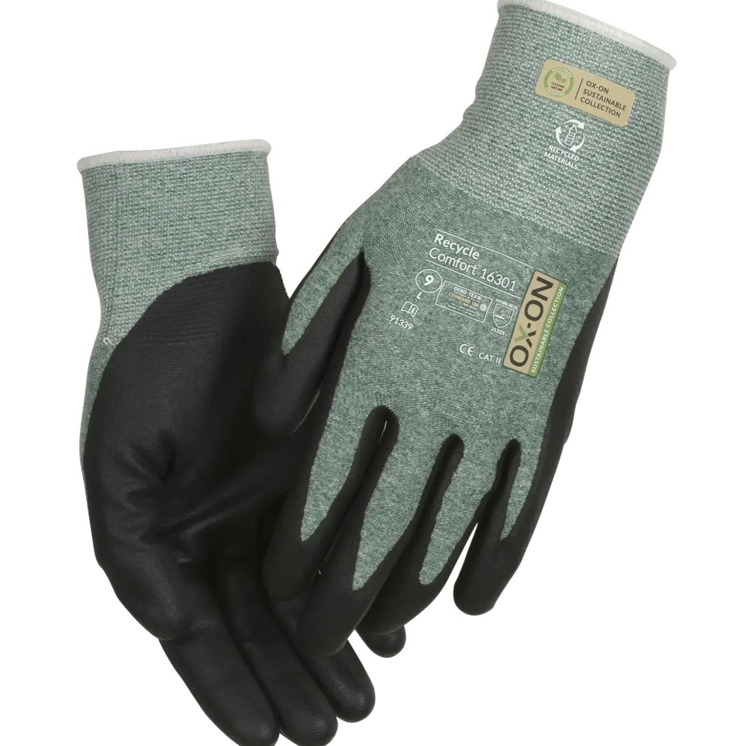 OX-ON 16301 Recycle Comfort arbejdshandske str. 9