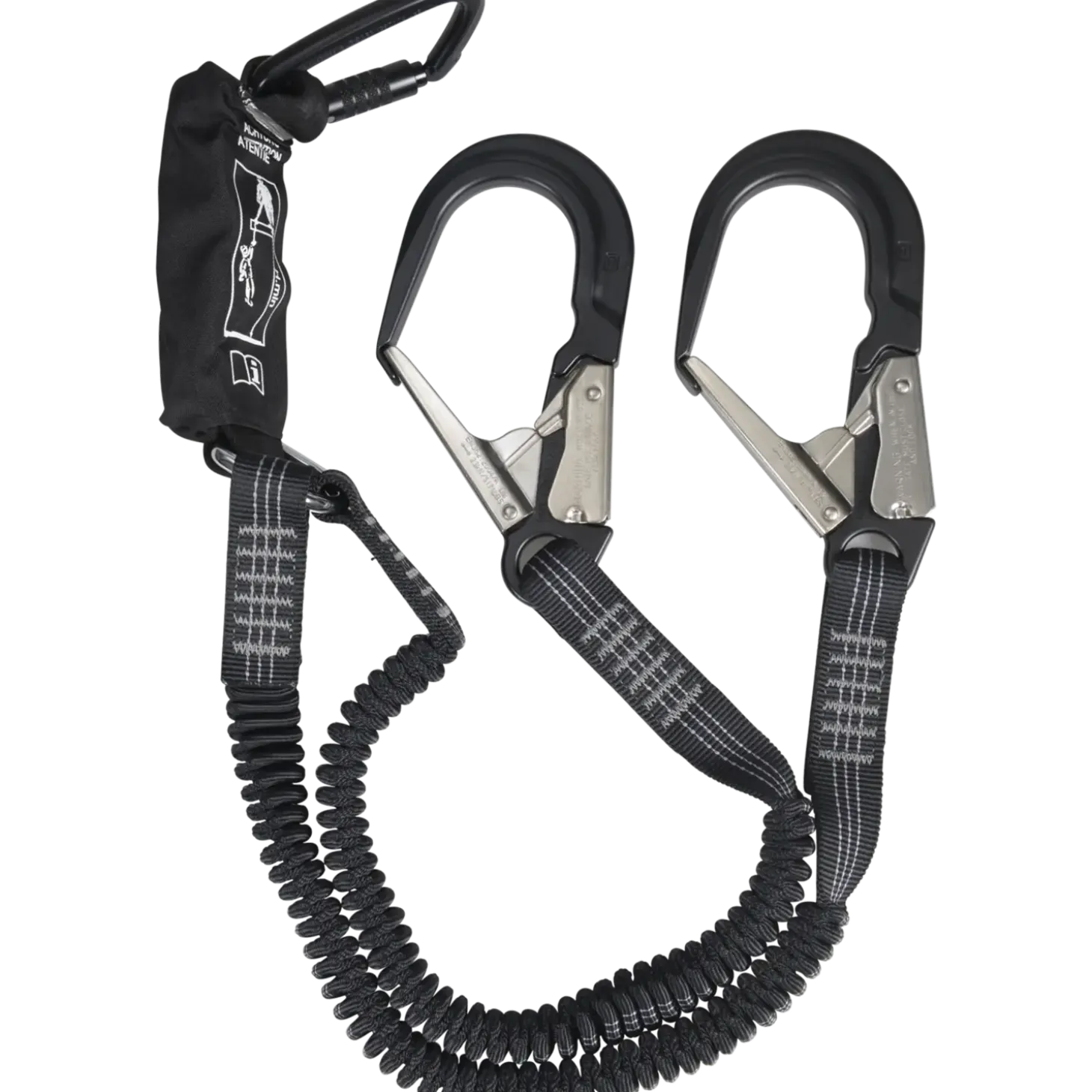 OX-ON Twin Safety Lanyard Comfort klatreline 1,5 m
