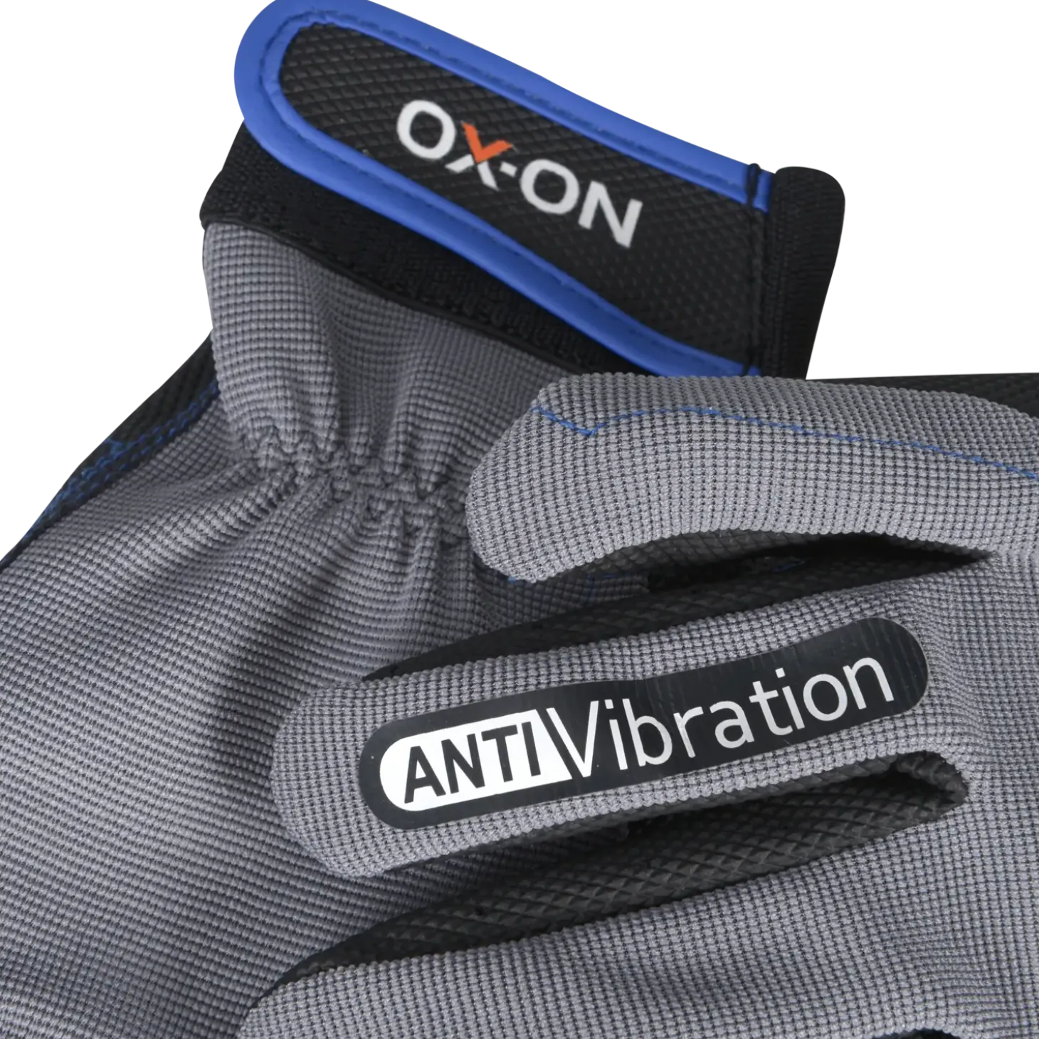 OX-ON Vibration 12000 vibrationshandske sort/grå str. CE 10